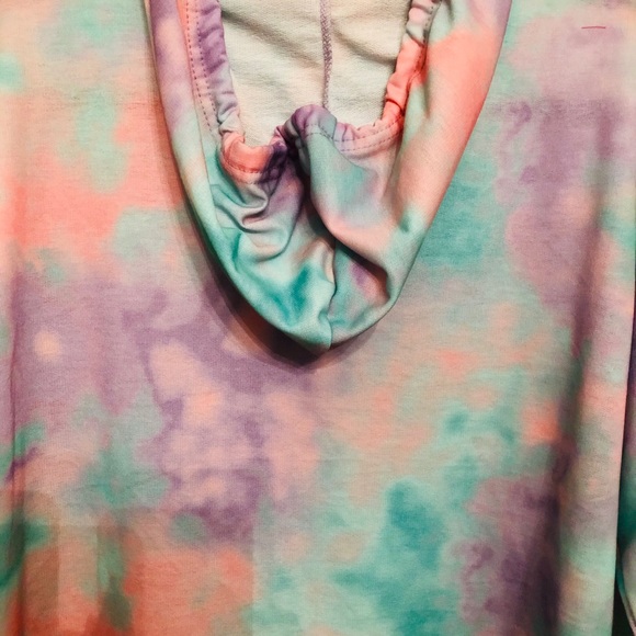 SOLD ❤️ TYE DYE HOODIE LONG SLEEVE SHIRT XL - Picture 4 of 8